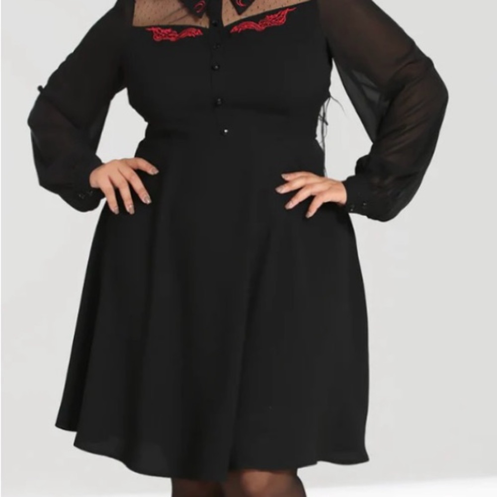Hellbunny Tallulah Mid Dress 3XL - Picture 4 of 9